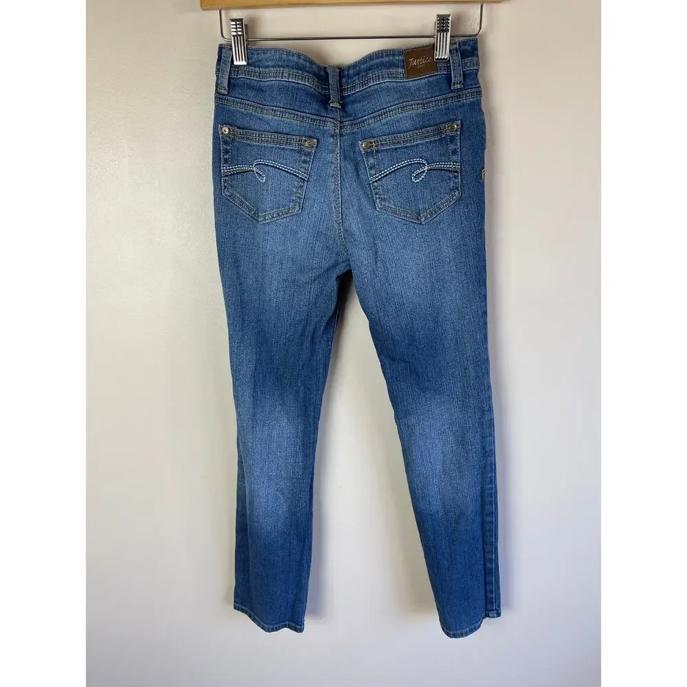 Justice Jeans Girls 12R Blue Denim